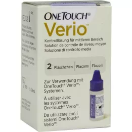 ONE TOUCH Μέσο διαλύματος ελέγχου Verio, 2X3,8 ml