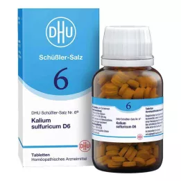 BIOCHEMIE DHU 6 δισκία Kalium sulfuricum D 6 ταμπλέτες, 420 τεμ
