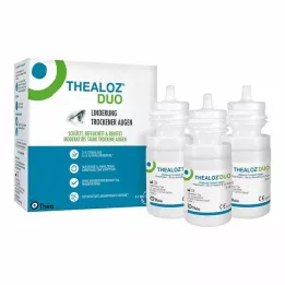 THEALOZ Οφθαλμικές σταγόνες Duo, 3Χ10 ml