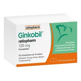 GINKOBIL-ratiopharm 120 mg επικαλυμμένα με λεπτό υμένιο δισκία, 120 τεμ