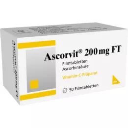 ASCORVIT 200 mg FT επικαλυμμένα με λεπτό υμένιο δισκία, 50 τεμ