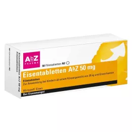 EISENTABLETTEN AbZ 50 mg επικαλυμμένα με λεπτό υμένιο δισκία, 50 τεμ