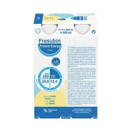 Μπουκάλι πόσιμου Fresubin Protein Energy Drink Vanilla, 6X4X200 ml