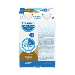 FRESUBIN PROTEIN Energy DRINK Μπουκάλι ποτού Cappuccino, 4X200 ml