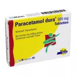 PARACETAMOL dura δισκία 500 mg, 10 τεμ
