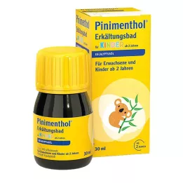 PINIMENTHOL Κρύο μπάνιο για παιδιά από 2 ετών, Ευκάλυπτος, 30 ml