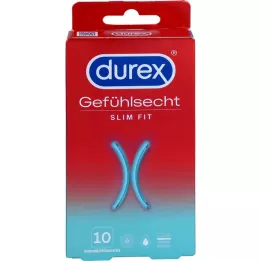 DUREX Προφυλακτικά λεπτής εφαρμογής με πραγματική αίσθηση, 10 τεμαχίων