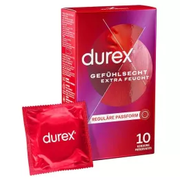 DUREX Προφυλακτικά με εξαιρετική αίσθηση υγρασίας, 10 τεμαχίων