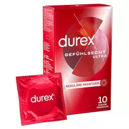 DUREX Προφυλακτικά ultra με πραγματική αίσθηση, 10 τεμ