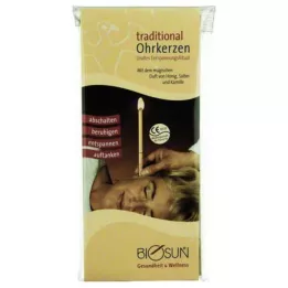 BIOSUN Κεριά αυτιού Παραδοσιακά, 10 τεμ