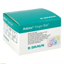 ASKINA Finger Bob έγχρωμο, 50 τεμάχια