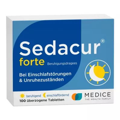 SEDACUR forte ηρεμιστικές ταμπλέτες, 100 τεμ SEDACUR forte ηρεμιστικές ταμπλέτες, 100 τεμ