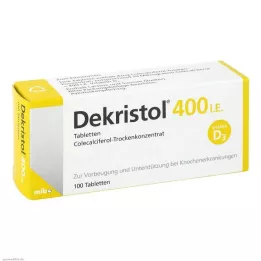 DEKRISTOL 400 IU δισκία, 100 τεμ