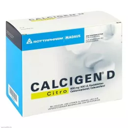 CALCIGEN D Citro 600 mg/400 I.E μασώμενα δισκία, 200 τεμ