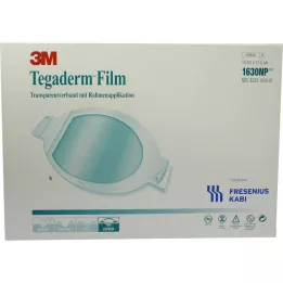 TEGADERM Μεμβράνη 10x11,5 cm οβάλ 1630NP, 5 τεμ