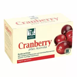 CRANBERRY ACEROLA Σακούλες φίλτρου Baders, 20 τεμ