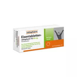 EISENTABLETTEN-ratiopharm N 50 mg επικαλυμμένα με λεπτό υμένιο δισκία, 50 τεμ