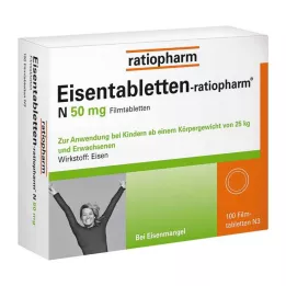 EISENTABLETTEN-ratiopharm N 50 mg επικαλυμμένα με λεπτό υμένιο δισκία, 100 τεμ