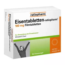 EISENTABLETTEN-ratiopharm 100 mg επικαλυμμένα με λεπτό υμένιο δισκία, 100 τεμ