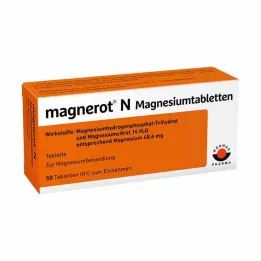 MAGNEROT N δισκία μαγνησίου, 50 τεμ