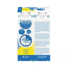 FRESUBIN 2 kcal Fiber DRINK Μπουκάλι πόσιμου λεμονιού, 24X200 ml