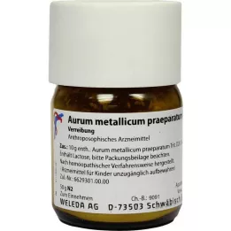 AURUM METALLICUM PRAEPARATUM D 20 Λειοτριβή, 50 g