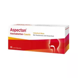 ASPECTON Παστίλιες Λαιμού Cassis Παστίλιες, 30 τεμ