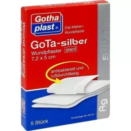 GOTA SILBER Γύψος πληγής 5x7,2 εκ. αποστειρωμένος, 5 τεμάχια