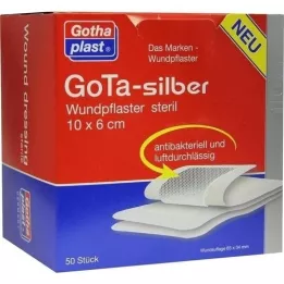 GOTA SILBER Γύψος πληγής 6x10 εκ. αποστειρωμένος, 50 τεμ