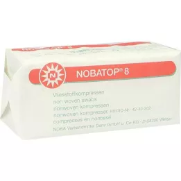 NOBATOP 8 κομπρέσες 5x5 cm μη αποστειρωμένες, 100 τεμάχια