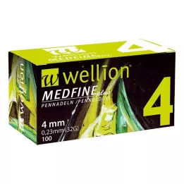 WELLION MEDFINE συν βελόνες στυλό 4 mm, 100 τεμ