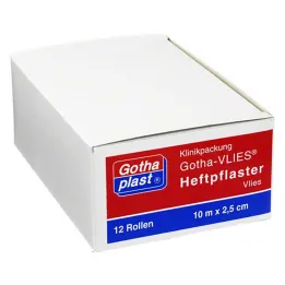 Gothaplast αυτοκόλλητο γύψο fleece 2,5 cm x 10 m, 12 τεμ