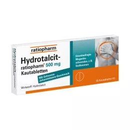 HYDROTALCIT-ratiopharm 500 mg μασώμενα δισκία, 20 τεμ