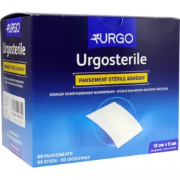 URGOSTERILE Επίδεσμος τραυμάτων 90x100 mm αποστειρωμένος, 50 τεμάχια