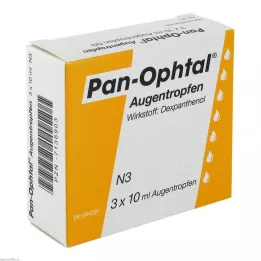 PAN OPHTAL Οφθαλμικές σταγόνες, 3Χ10 ml