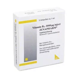 VITAMIN B12 1.000 μg Inject Jenapharm αμπούλες, 5 τεμ