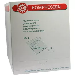MULLKOMPRESSEN 20x25 cm αποστειρωμένο 16πλάσιο, 25 τεμ