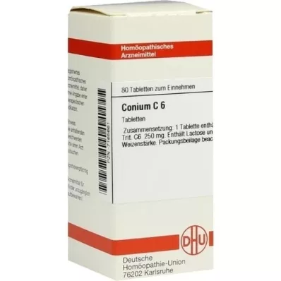 CONIUM C 6 ταμπλέτες, 80 τεμ