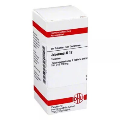 JABORANDI D 12 ταμπλέτες, 80 τεμ
