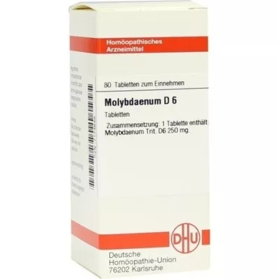 MOLYBDAENUM D 6 ταμπλέτες, 80 τεμ