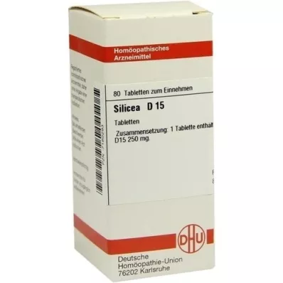 SILICEA D 15 ταμπλέτες, 80 τεμ