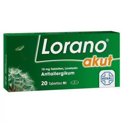 LORANO οξεία δισκία, 20 τεμ LORANO οξεία δισκία, 20 τεμ