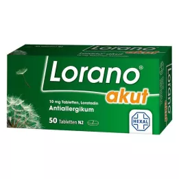 LORANO οξεία δισκία, 50 τεμ