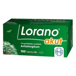 LORANO οξεία δισκία, 100 τεμ