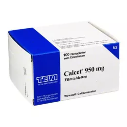 CALCET 950 mg επικαλυμμένα με λεπτό υμένιο δισκία, 100 τεμ