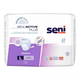 SENI Σλιπ ακράτειας Active Plus μία φορά L, 10 τεμάχια