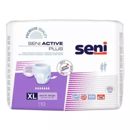 SENI Σλιπ ακράτειας Active Plus μία φορά XL, 10 τεμ