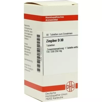ZINGIBER D 30 ταμπλέτες, 80 τεμ