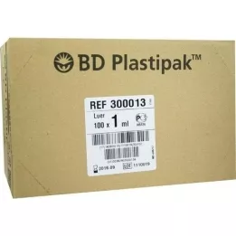 BD PLASTIPAK Σπρέι Tuberculin 1 ml χωρίς κάνουλα, 100X1 ml