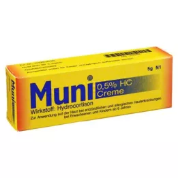 MUNI 0,5% HC Κρέμα, 5 γρ